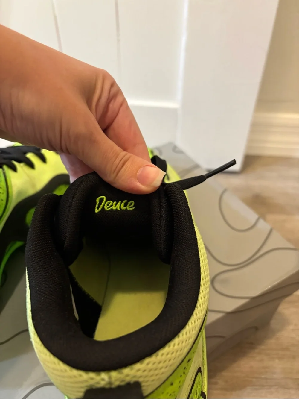 Jordan Tatum 3 Men's Neon Green and Black Athletic Sneakers
